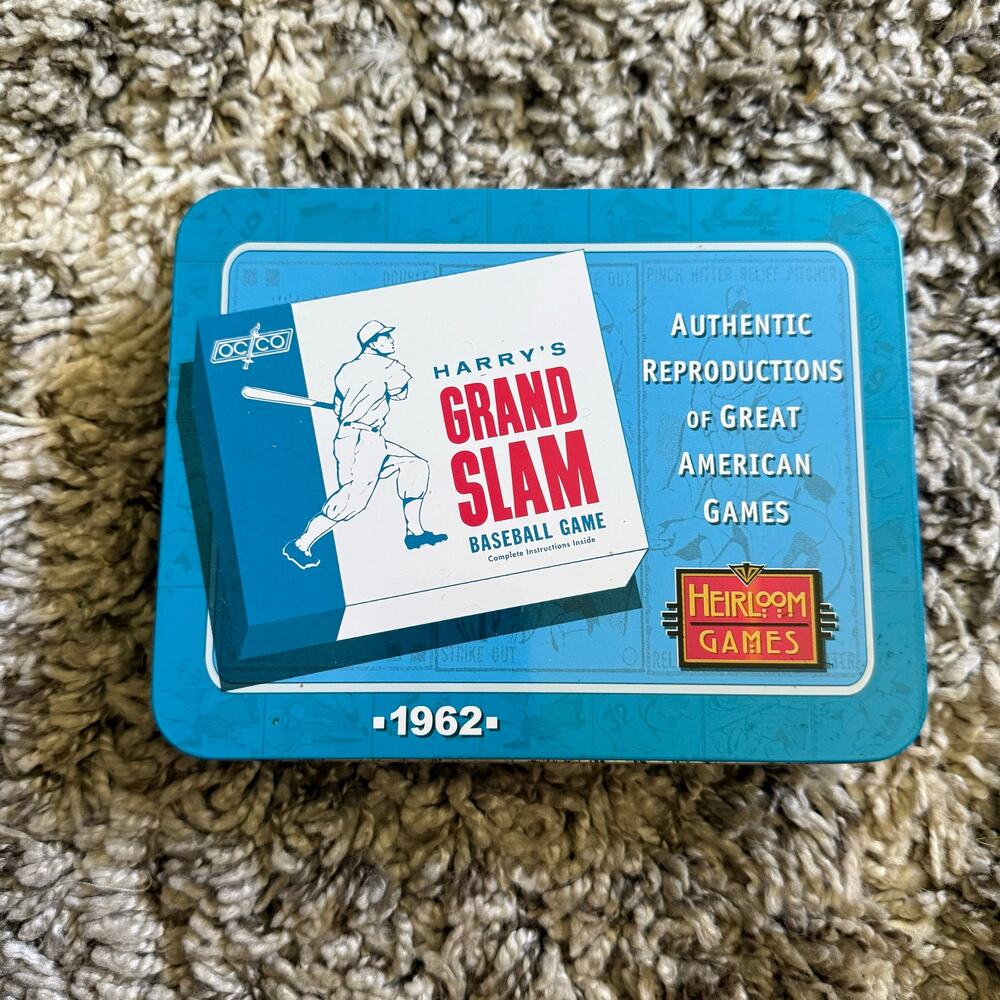 NEW Harry's Grand Slam Baseball Game Authentic Reproduction 1962 Heirloom Games